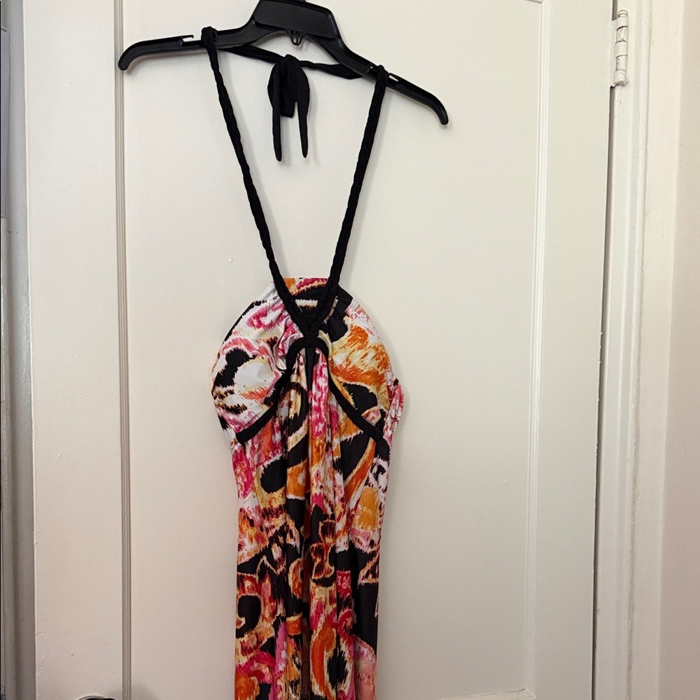 Colorful Halter Dress size M